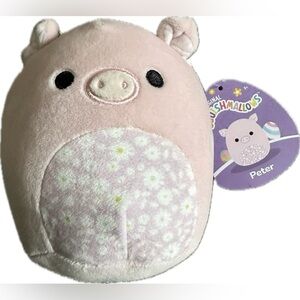 Squishmallow Peter the Pig Floral Plush Toy